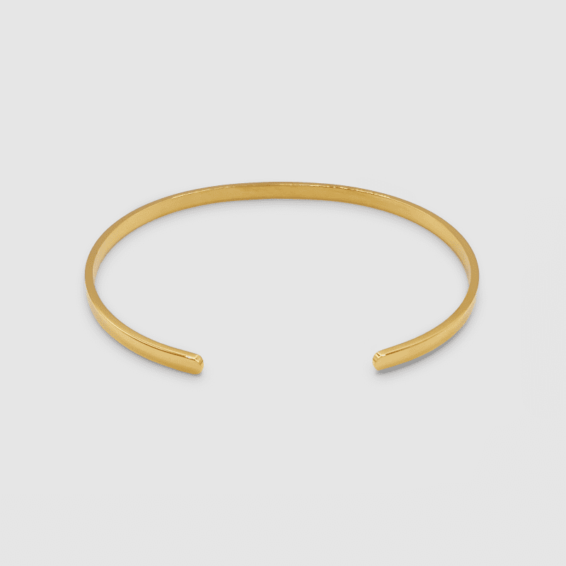 Bangle3MM Back Gold