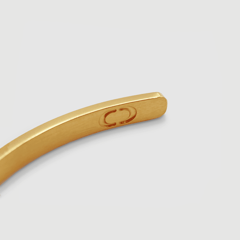 Bangle3MM Detail Gold