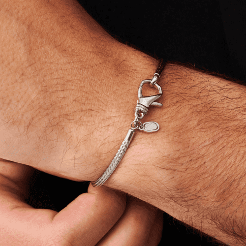 MicroPleatBracelet Silver Clasp