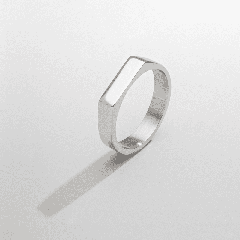 RectangleSignetRing Silver