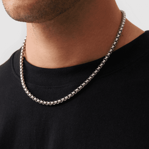 RoundBoxChain Silver Side