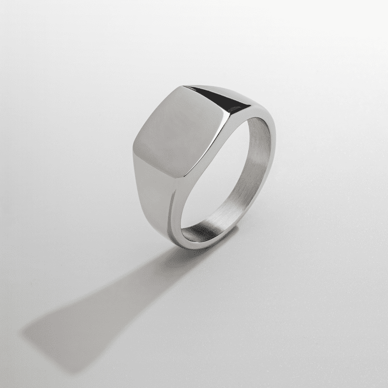 SquareSignetRing Silver