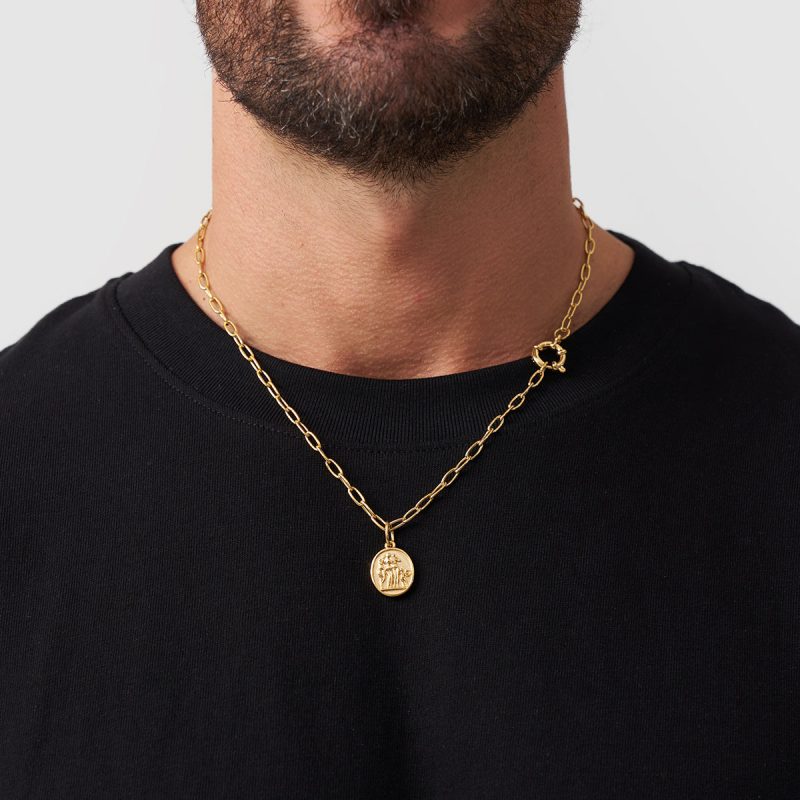 eros pendant gold front